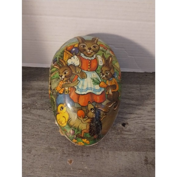 Easter Bunnies and Chicks Paper Mache Made in Germany 7